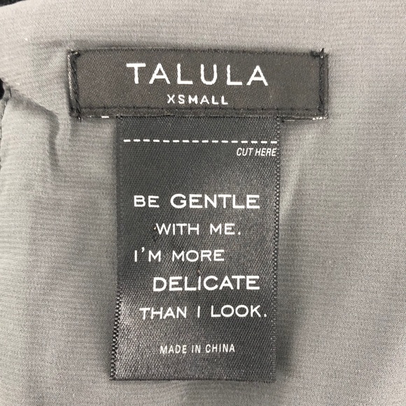 Talula Black Lace Mini Dress, Size XS - Picture 5 of 7